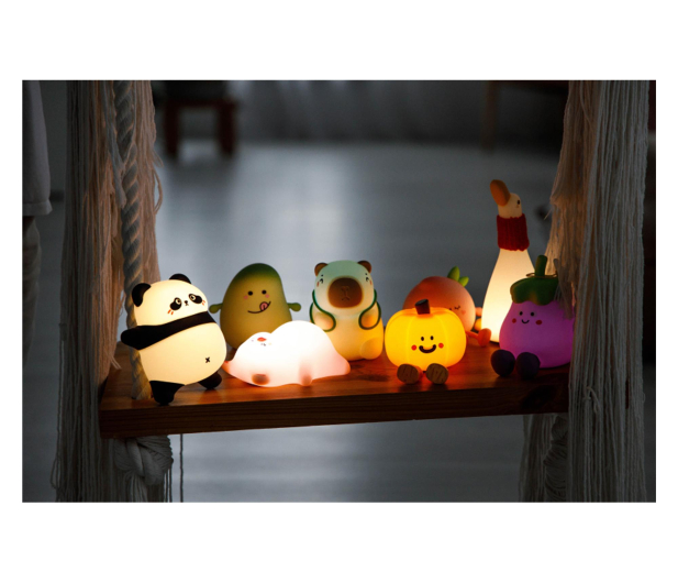 InnoGIO Silikonowa lampka nocna LED GIOSLEEPY PIGGY - 1537875 - zdjęcie 5